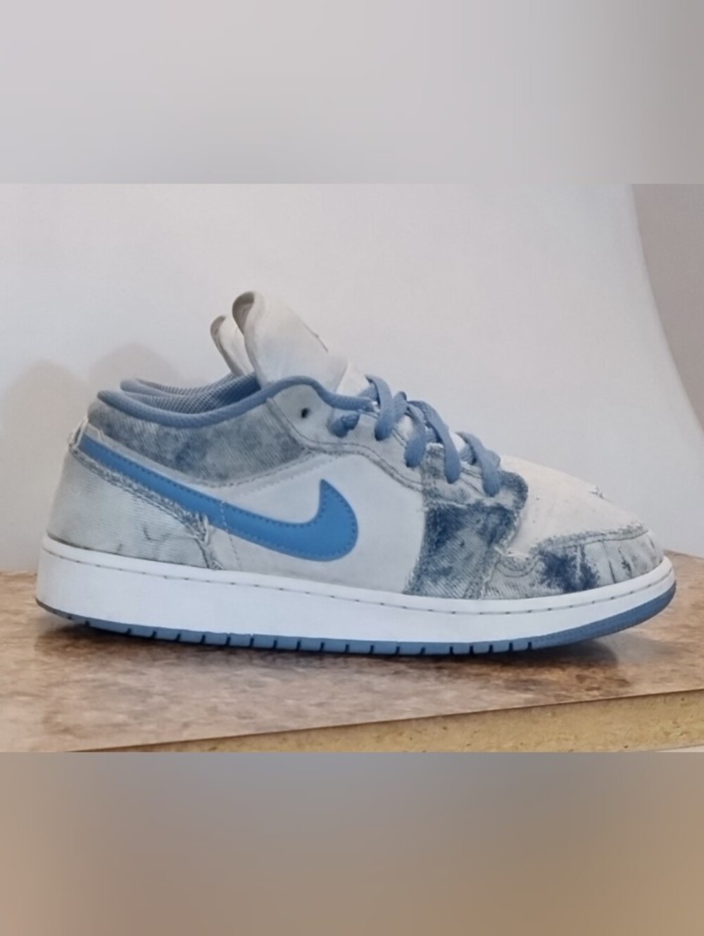 Nike Air Jordan 1 Low (GS) 'Washed Denim' DM8947-100 Size 5.5Y